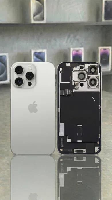 Klapka iPhone 16 Pro (Used A) Tytan naturalny